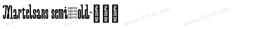 Martelsans semibold字体转换